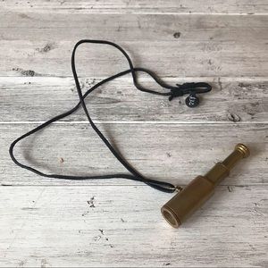 Brass Telescope Necklace